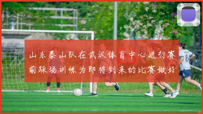 山东泰山队在武汉体育中心进行赛前踩场训练为即将到来的比赛做好准备