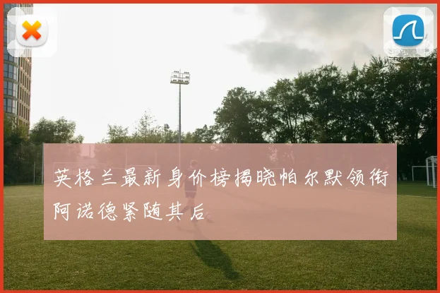 英格兰最新身价榜揭晓帕尔默领衔阿诺德紧随其后